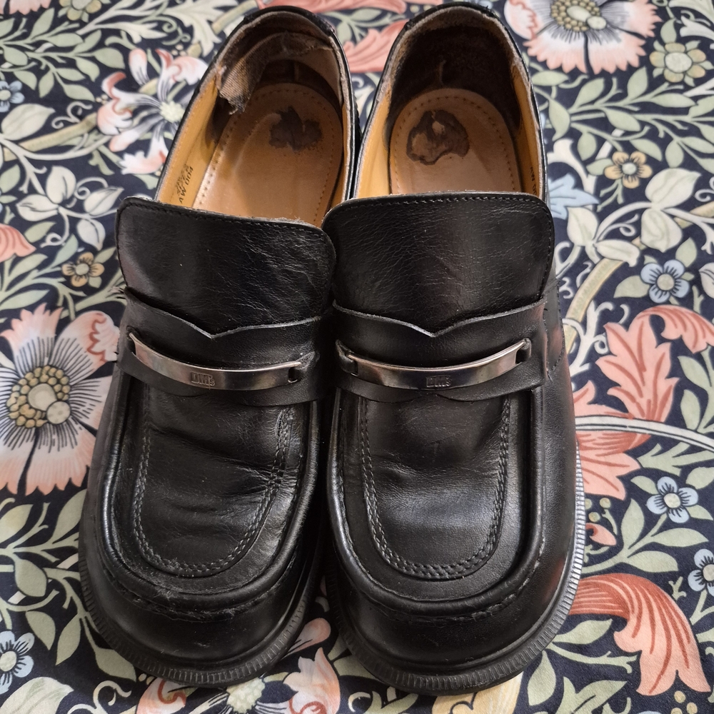 Dr. Martens Black Leather Loafers